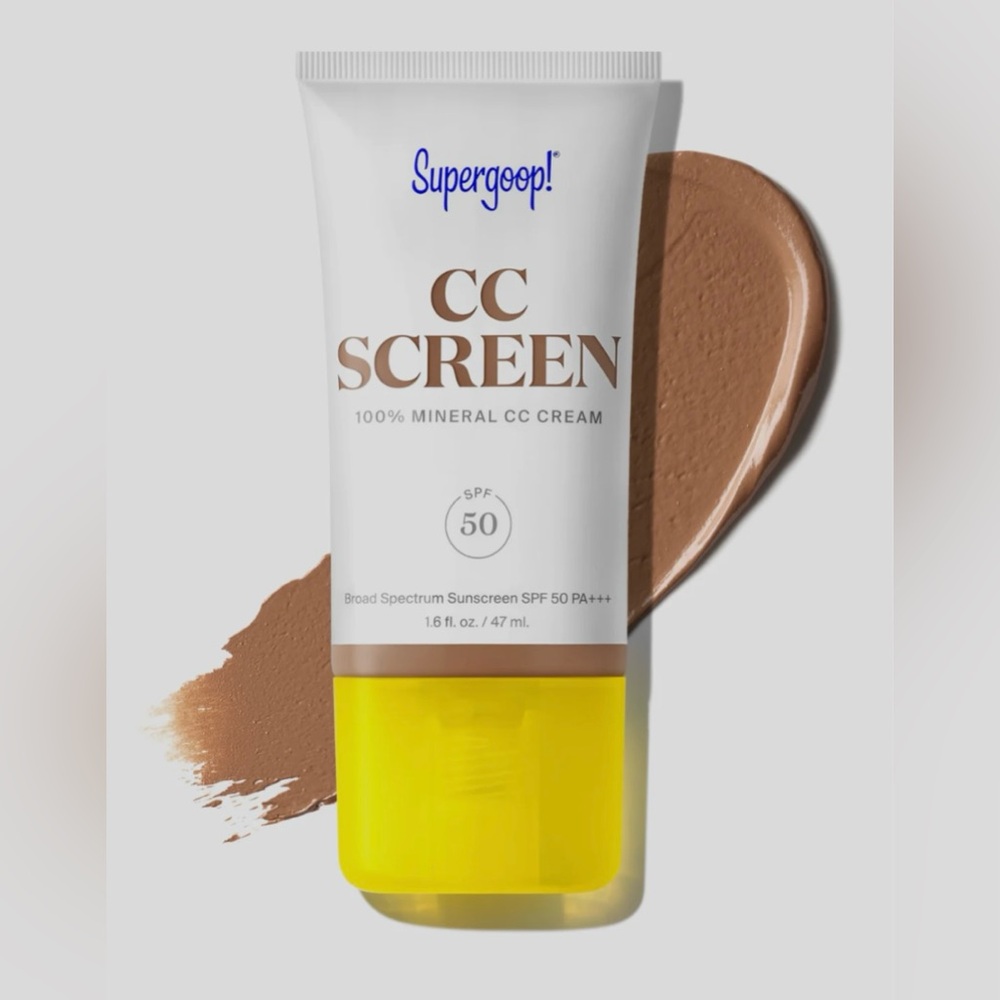 Supergoop CC SCREEN SPF50 100% Mineral CC CREAM dark color
